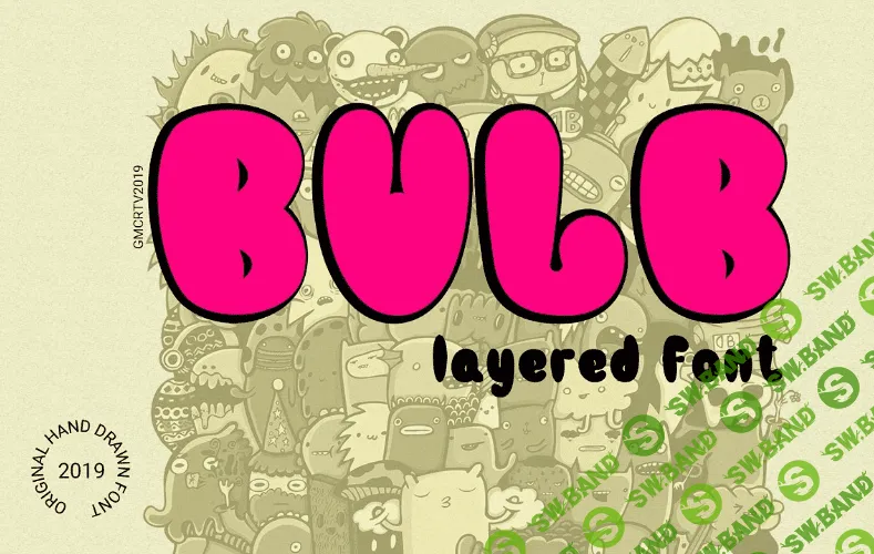 [creativemarket] Bulb-Layered-Font