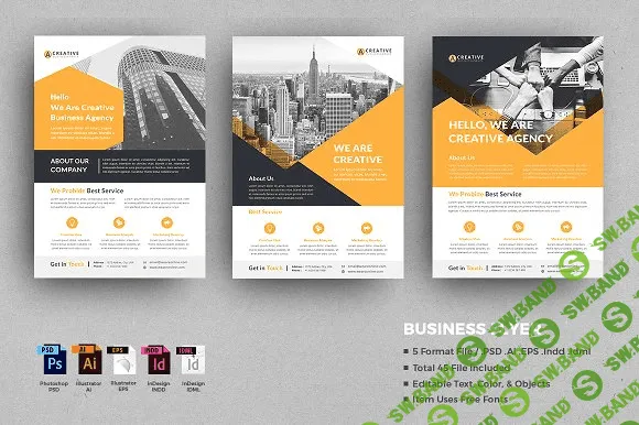 [creativemarket] Business Flyer Bundle