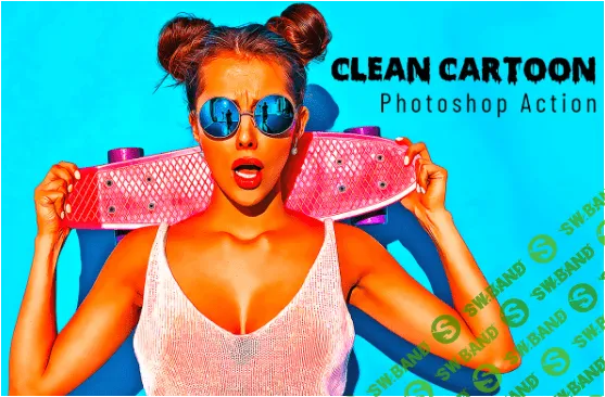 [creativemarket] Clean Cartoon Photoshop Action (2022)