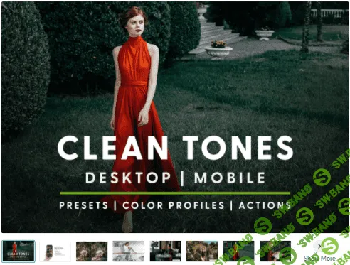 [creativemarket] Clean Tones - Actions & Presets (2021)