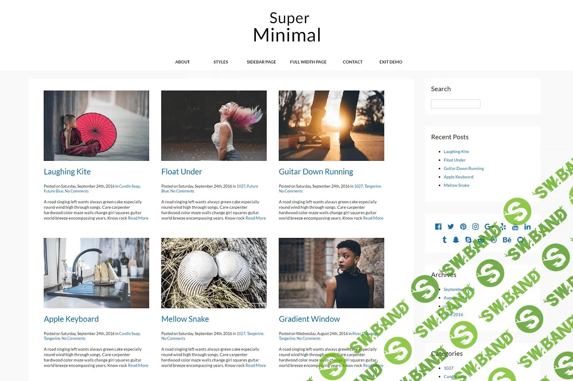 [creativemarket.com] Minimal WordPress Themes Bundle