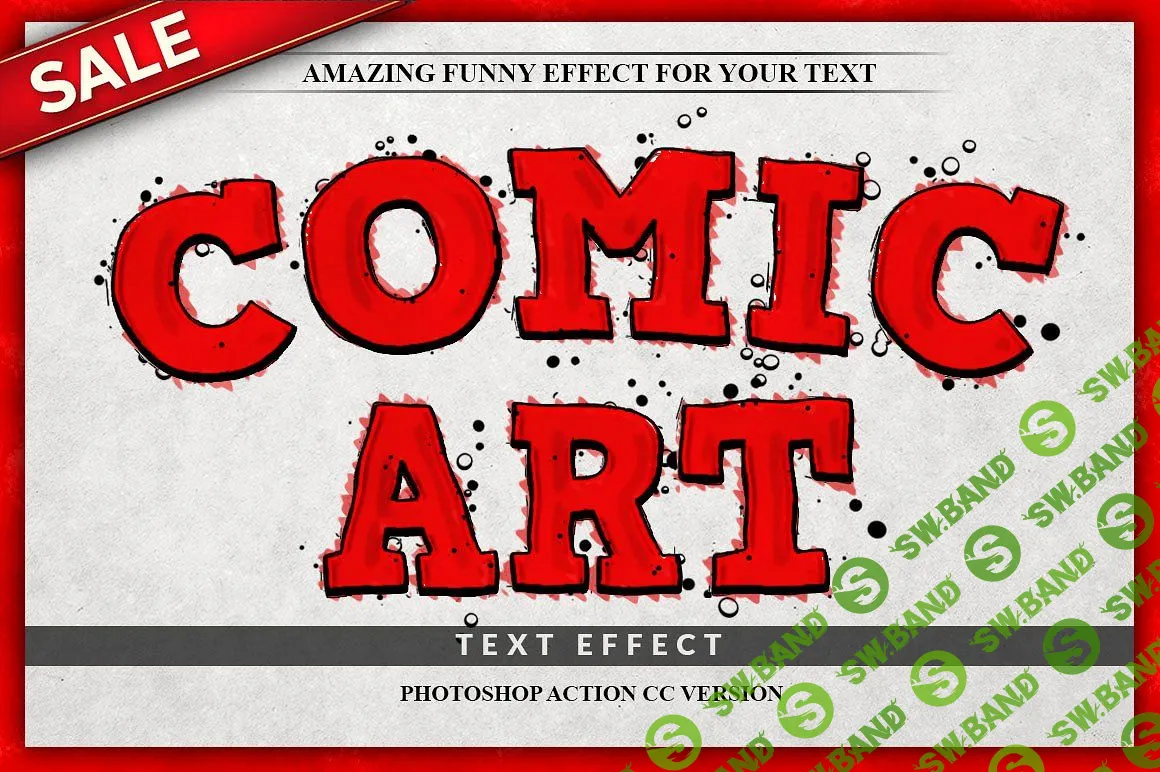 [Creativemarket] Funny Text Effect Photoshop Action (2018)