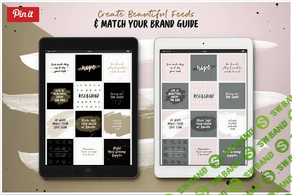 [CreativeMarket] Готовый набор для разработки своего стиля в Instagram (2018)