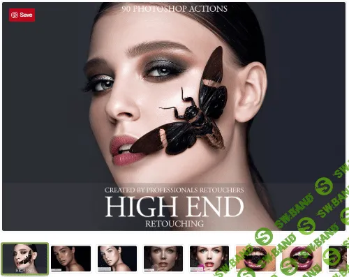 [Creativemarket] High End Retouching Photoshop Action (2020)