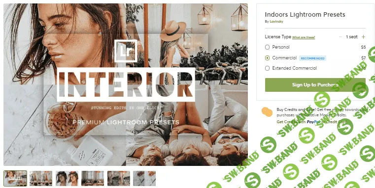 [Creativemarket] Indoors Lightroom Presets (2020)