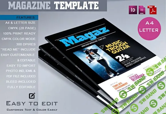 [creativemarket] MAGAZINETEMPLATE — премиум графика для создания журналов