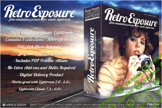 [creativemarket] Presets for Lightroom Retro Exposure (2022)