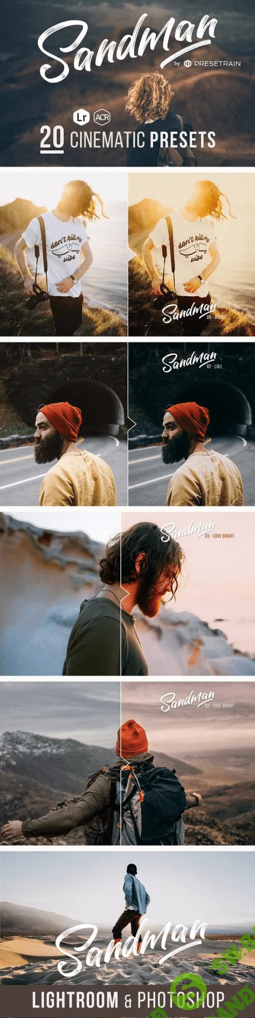 [creativemarket] Sandman ACR & Lightroom Presets