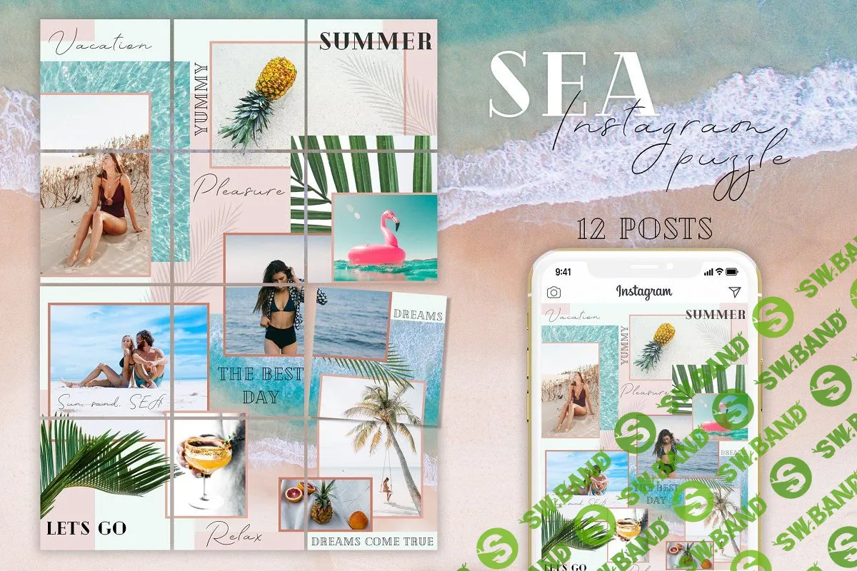 [Creativemarket] SEA - Instagram Puzzle