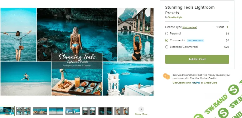 [Creativemarket] Stunning Teals Lightroom Presets (2020)