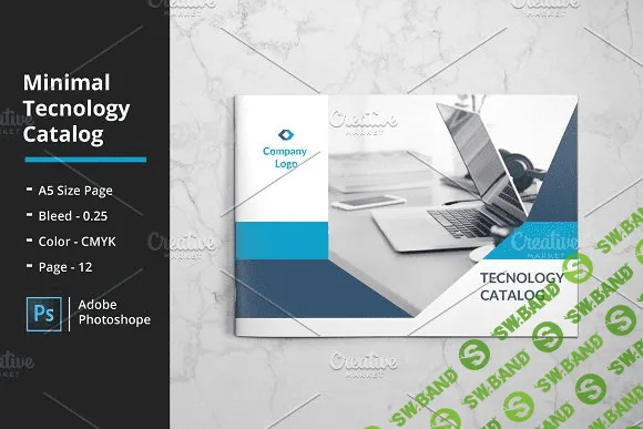 [creativemarket] Technology Brochure V830
