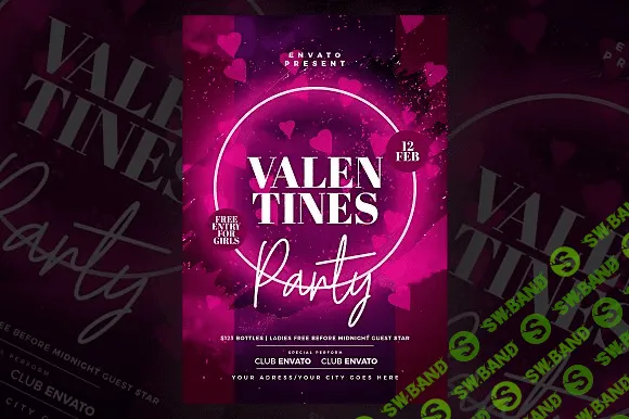 [creativemarket] Valentines Day Flyer
