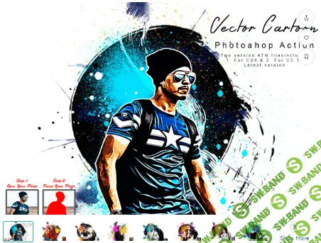 [creativemarket] Vector Cartoon Action (2022)