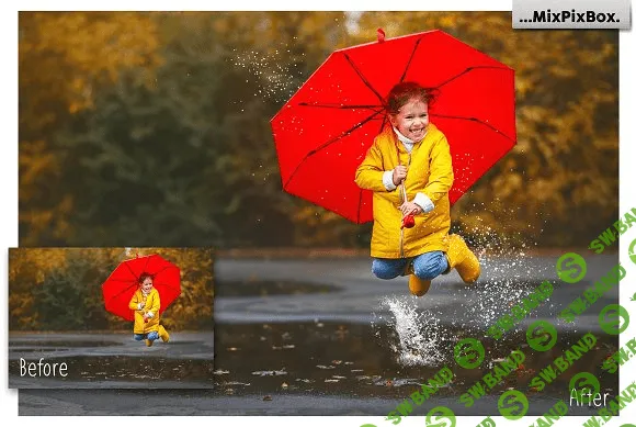 [creativemarket] Water Splash Photo Overlays