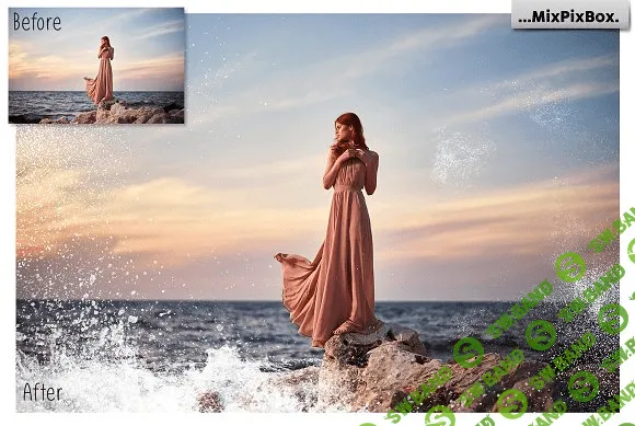 [creativemarket] Water Splash Photo Overlays