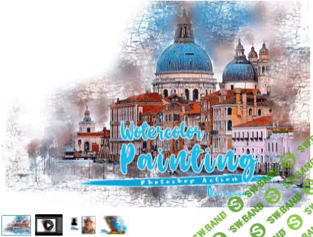 [creativemarket] Watercolor Painting Photoshop Action (2022)