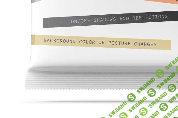 [Creativemarket] White Plastic Snack Package Mockup