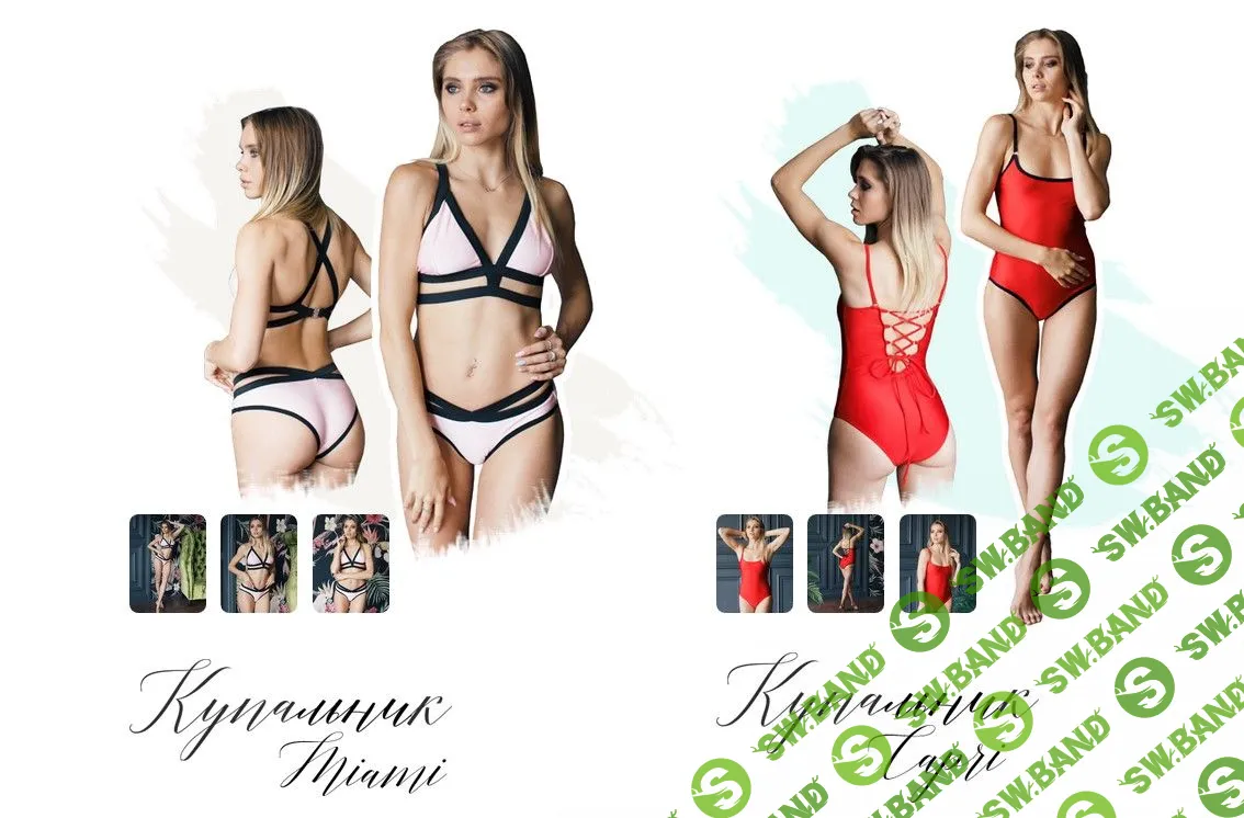 [CUT&SEW] Купальники Miami и купальник Capri (2019)