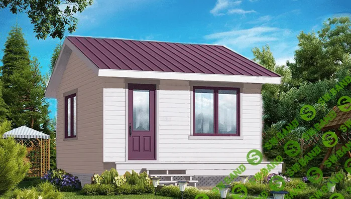 Дачный домик 6х4 своими руками по цене бытовки