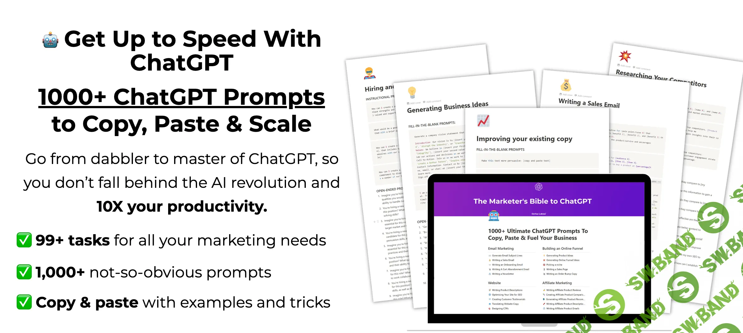 [Darius Lukas] 1000+ ChatGPT Prompts. Marketer's Bible (2023)