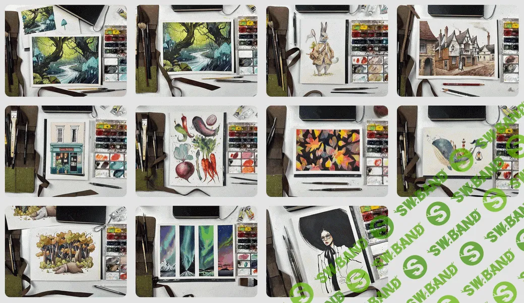 [Дарья Куцаева] Акварельная иллюстрация (2025)