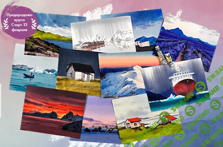 [Дарья Куцаева] Акварельный минимализм 2.0 (2023)