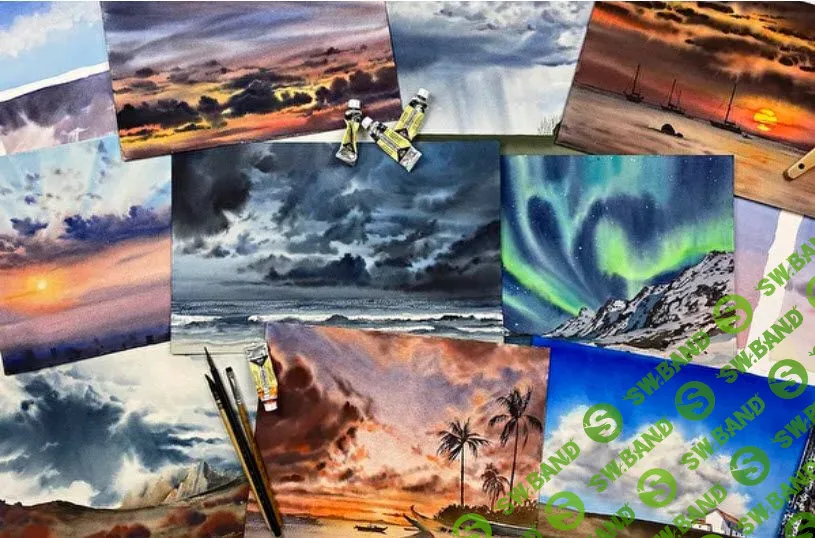 [Дарья Куцаева] Небеса акварелью (2022)