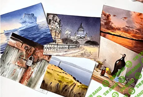 [Дарья Куцаева] Основы акварельной живописи 2.0 (2022)