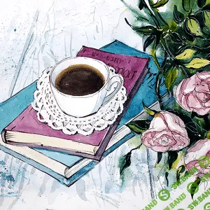 [Дарья Куцаева] Живопись акварелью: Утренний чай