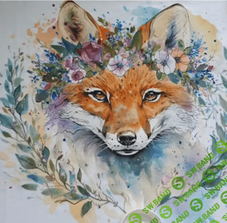 [Даша Лисенкова] Июньский выпуск мк по подписке «Лиса + жук акварель» (2023)