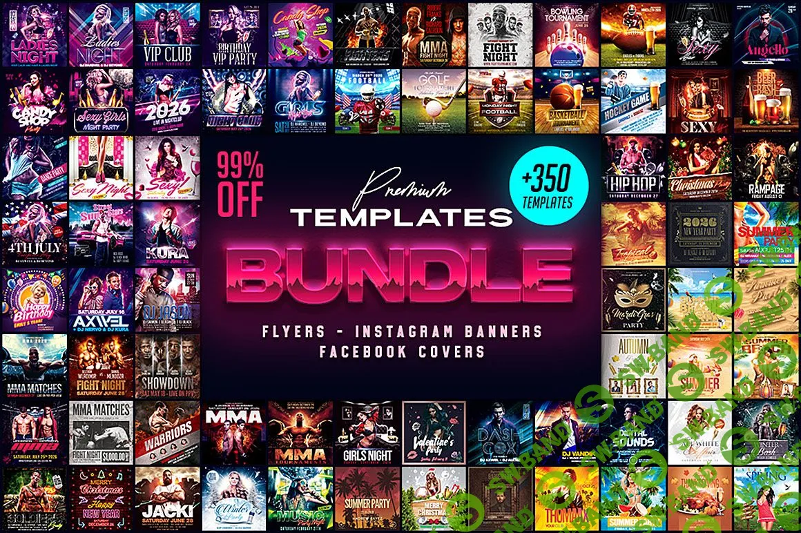 [Dealjumbo] 350 шаблонов для Instagram и Facebook (2019)