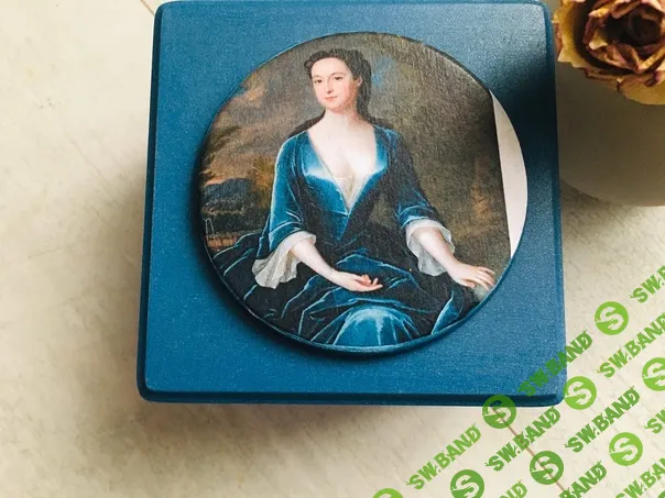 [Декор] Девушка в синем [Татьяна Куксенко]