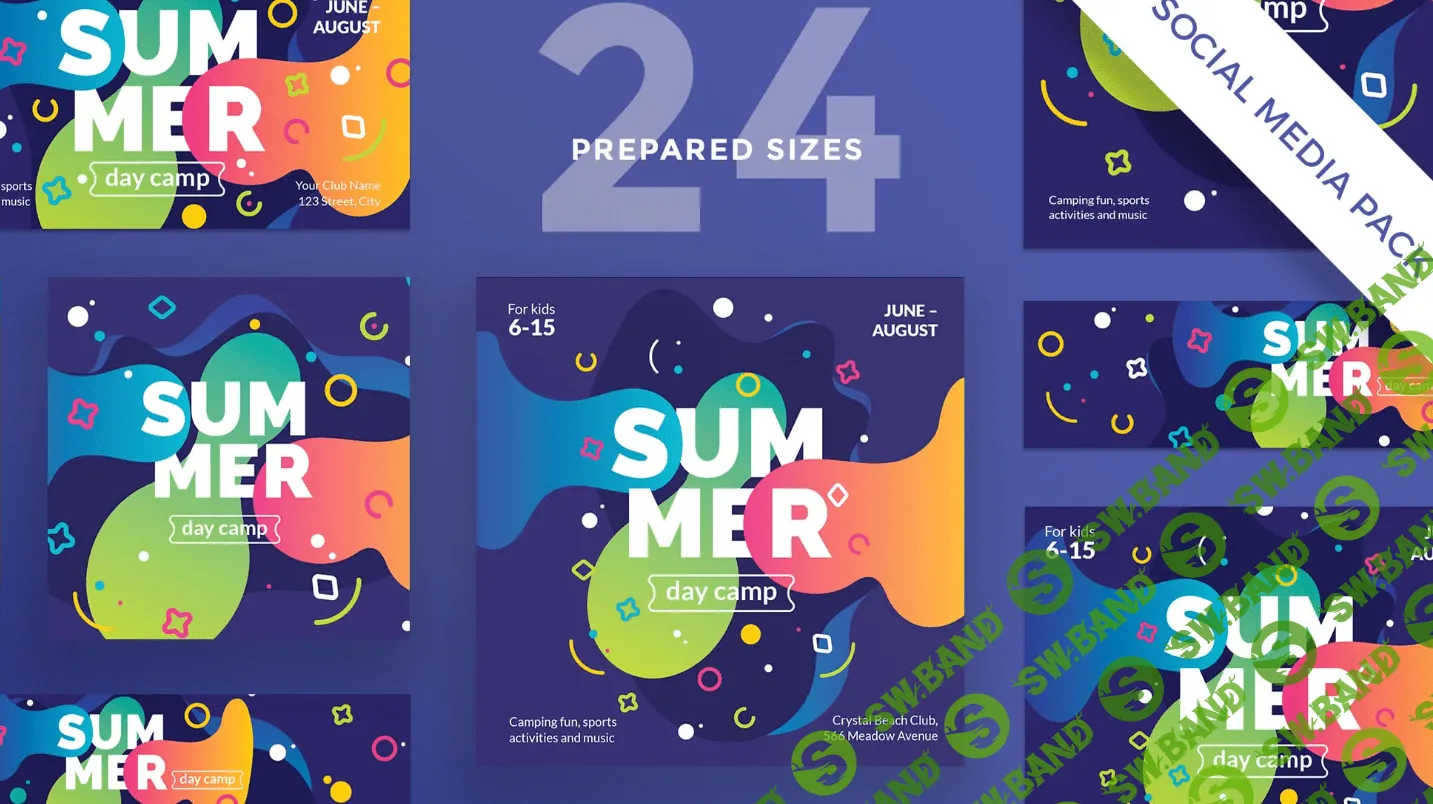 [Design Bundles] 4560 шаблонов для социальных сетей