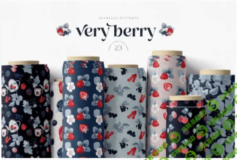 [designbundles] BerrySeamless Patterns Big Collection (2021)