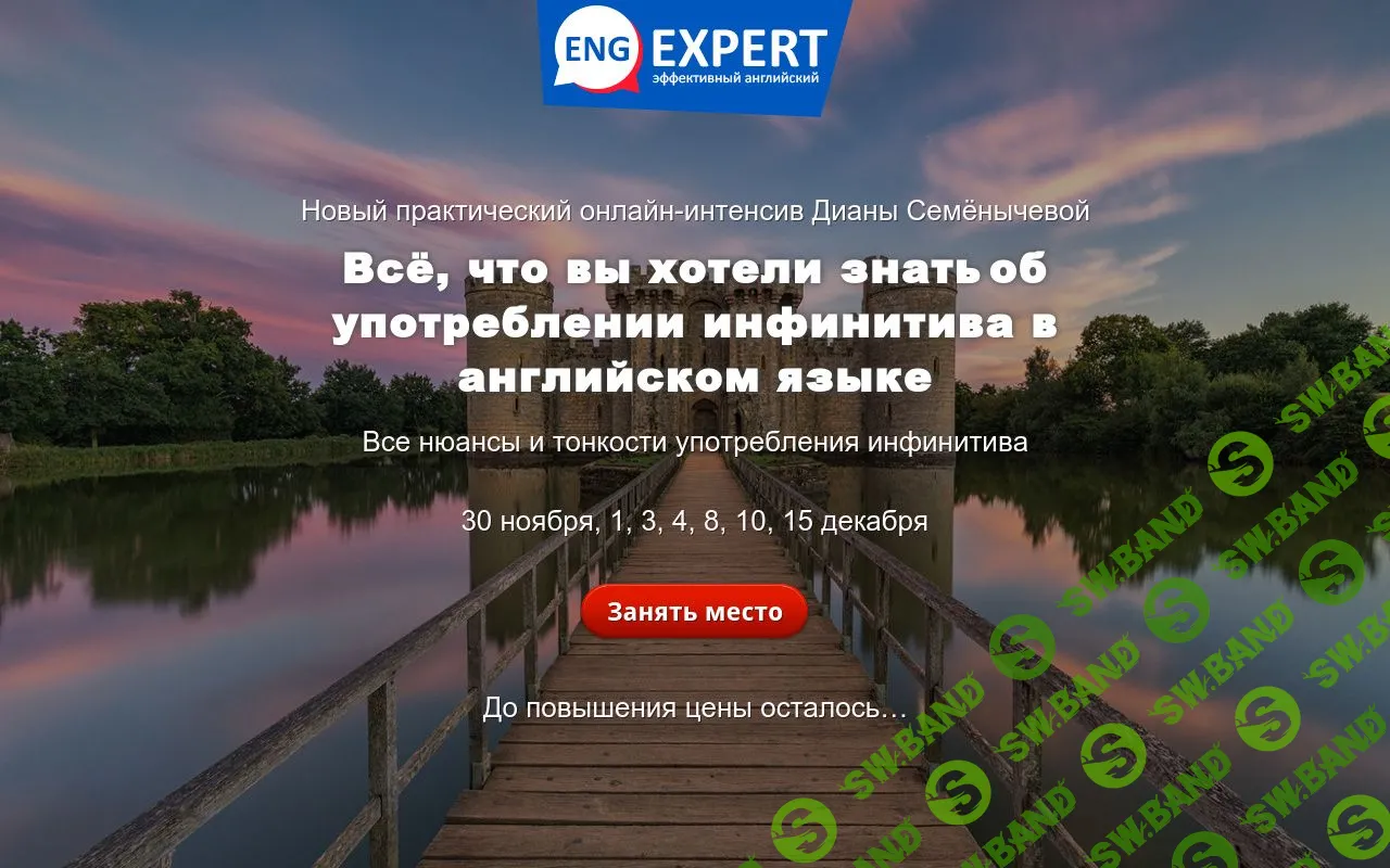 [Диана Семенычева] Всё, что вы хотели знать об употреблении инфинитива в английском языке (2020)