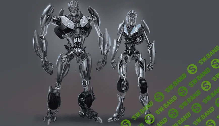 [Digital-tutors] Создание концепта Робота Трансформера в Photoshop