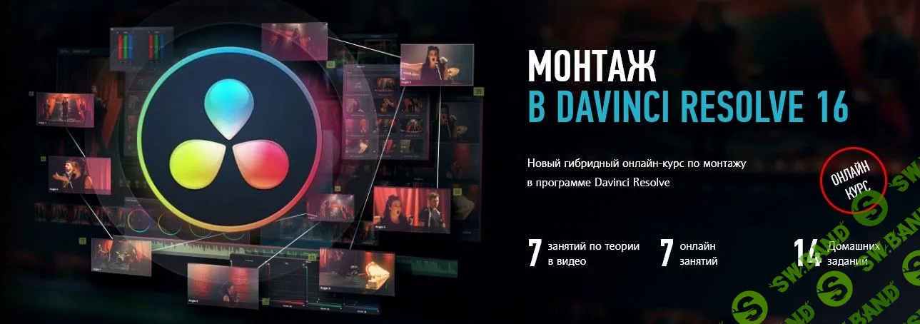 [Дмитрий Ларионов] Монтаж в Davinci Resolve 16. Гибридный курс (2020)