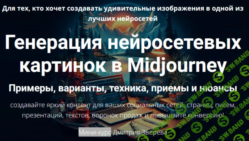 [Дмитрий Зверев] Генерация нейросетевых картинок в Midjourney (2025)