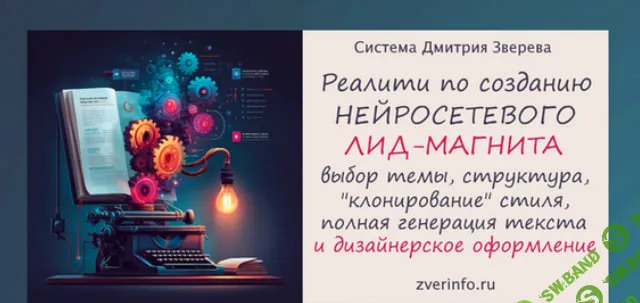 [Дмитрий Зверев] Реалити по созданию нейросетевого лид-магнита. Тариф Мини-реалити (2025)