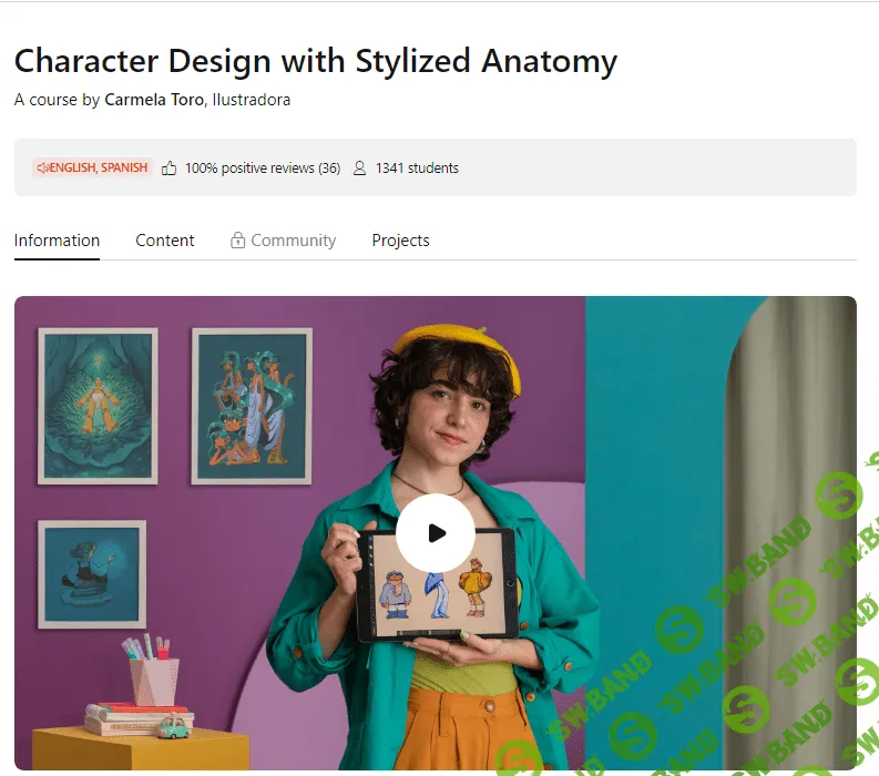 [Domestika] Character Design with Stylized Anatomy (2023)