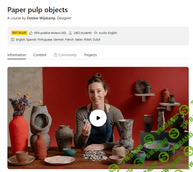 [Domestika] Декор из папье-маше (2023)