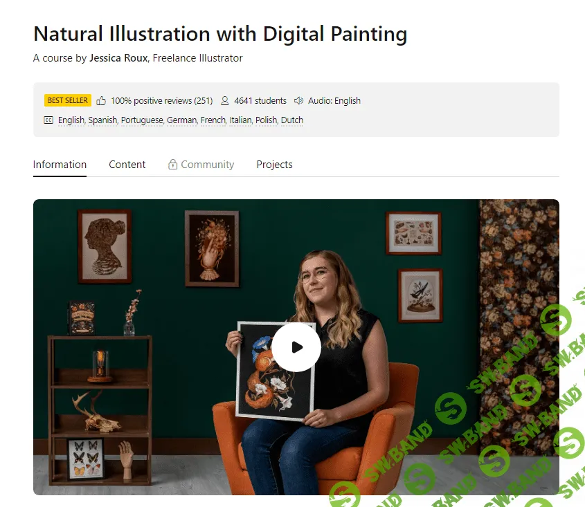 [Domestika] Иллюстрация природы в цифровом рисовании (2023)