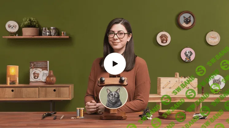 [Domestika] [Michele Staub] [Вышивка] Портреты животных (2022)