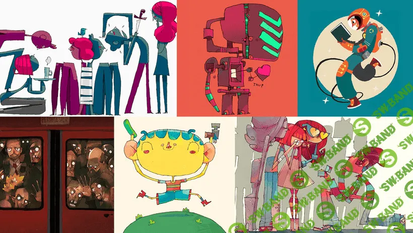 [Domestika] Патрисио Беттео - Иллюстрированные персонажи (2021)