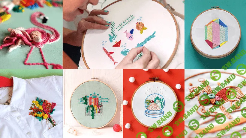 [Domestika, Сеньорита Лило] Объемная вышивка для украшения одежды (2023)