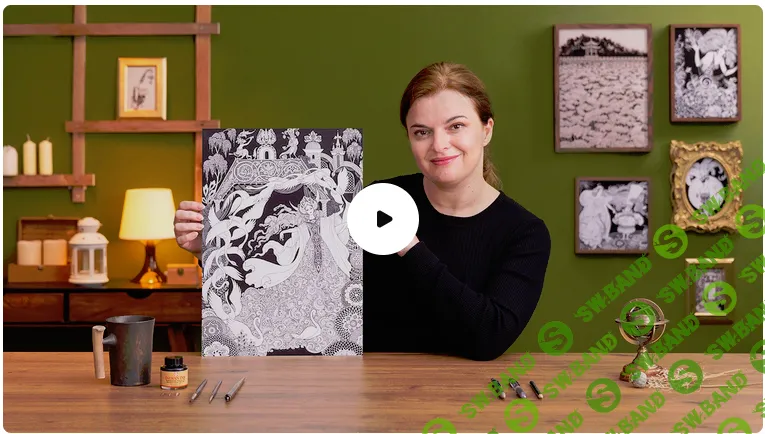 [Domestika] Сказочная иллюстрация пером и тушью (2024)