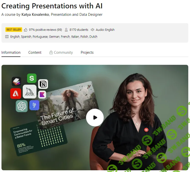 [Domestika] Создание презентаций с помощью искусственного интеллекта (2023)