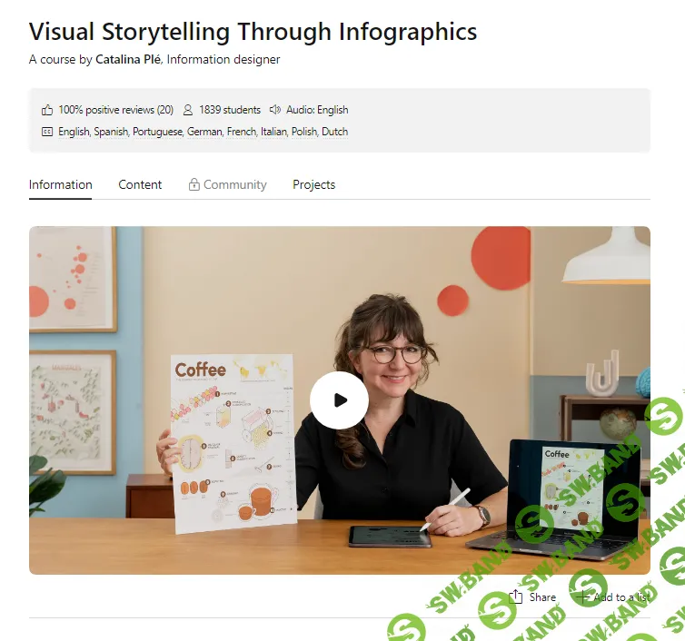 [Domestika] Сторителлинг в инфографике (2024)