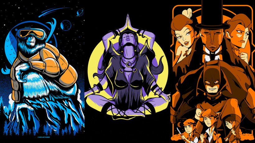 [Domestika] Векторная иллюстрация для постеров (2021)