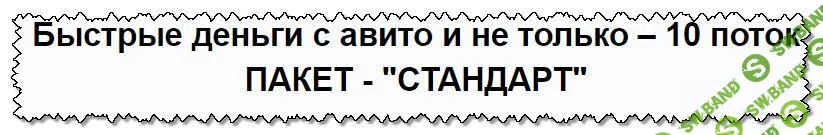 [Дорохин Евгений] Быстрые деньги с авито и не только. 10 поток (2019)